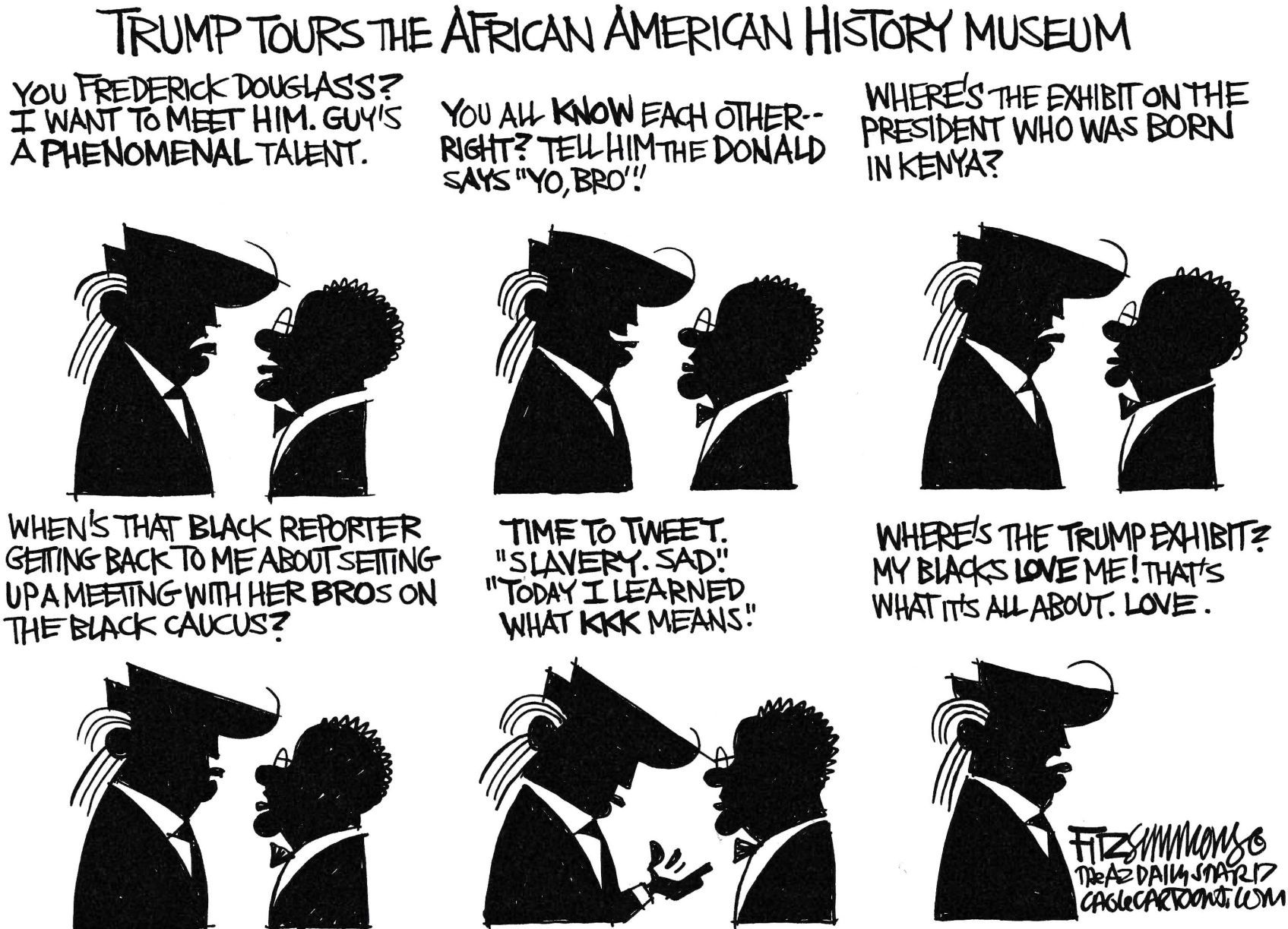 Daily Fitz Cartoon: Black history